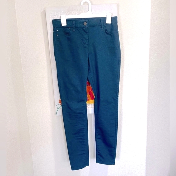 Marks & Spenser EUC Hunter Green Jeggings 6 - Picture 1 of 9